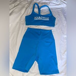 SoulCycle Electric Blue Activewear Set